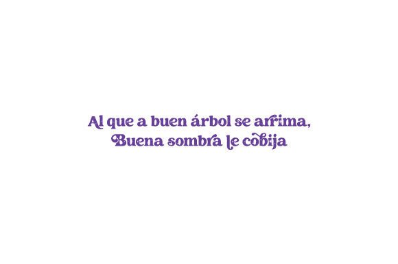 Review: Al Que a Buen Γ‘rbol Se Arrima Embroidery Design