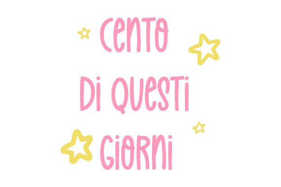Review: Cento Di Questi Giorni Embroidery Design