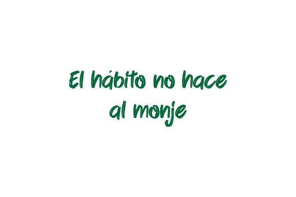 Review: El HΓ‘bito No Hace Al Monje Embroidery Design