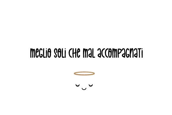 Review: Meglio Soli Che Mal Accompagnati Embroidery