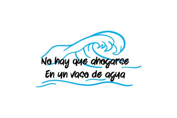 Review: No Hay Que Ahogarse Embroidery Design