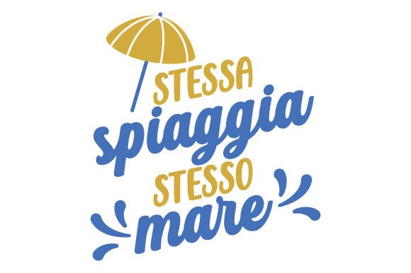 Review: Stessa Spiaggia Stesso Mare Embroidery Design