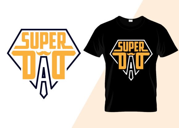 Review: Super Dad Typography T-shirt Design for Embroidery