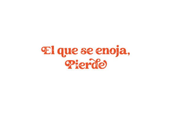 Reviewing El Que Se Enoja, Pierde for Real Embroidery