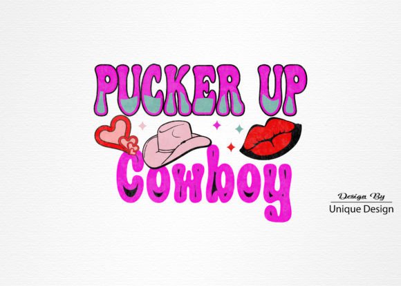 Reviewing Pucker UP Cowboy Retro Valentine PNG