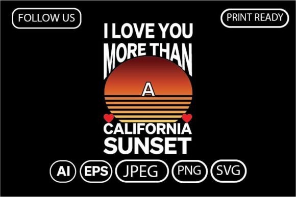 Reviewing the California Sunset Love Quote Design
