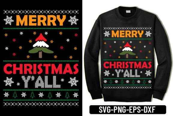 Reviewing the Ugly Sweater - Merry Christmas Y’all Design